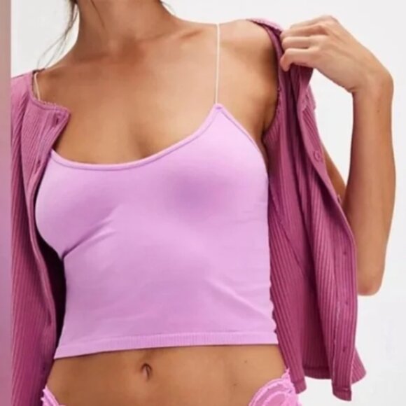 NEW Free People Intimately Skinny Strap Seamless Brami 2512 - Picture 1 of 2